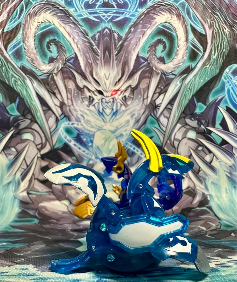 爆丸焔ドラガオン 青龍ver. + 爆丸幻ムニキス 超青ver
