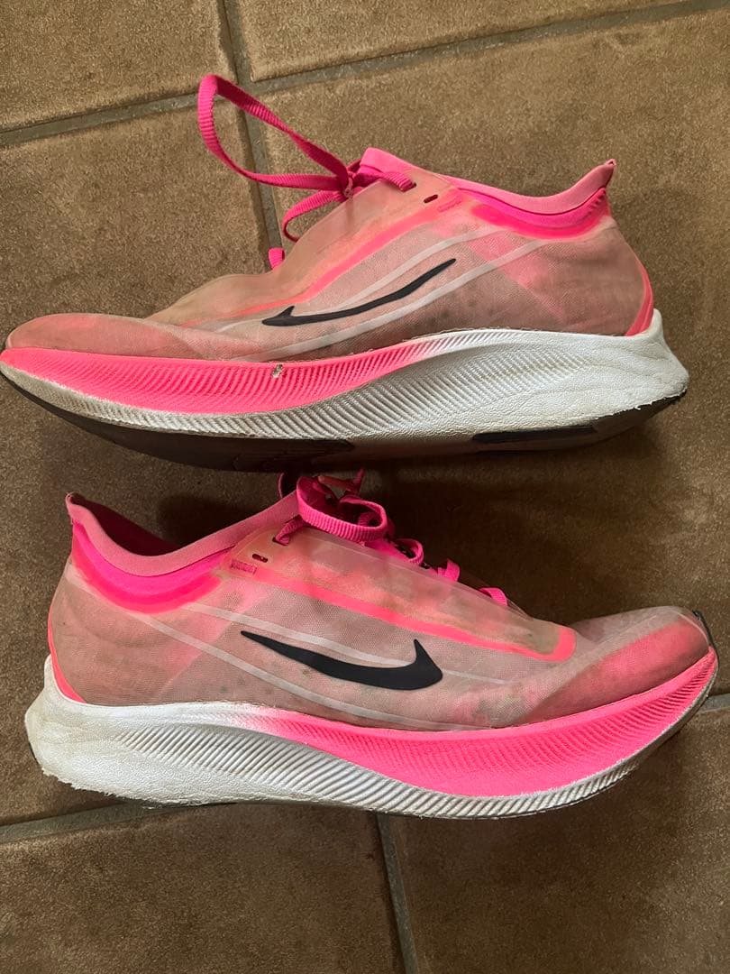 希少カラーNike Zoomフライ3 25.0cmピンク