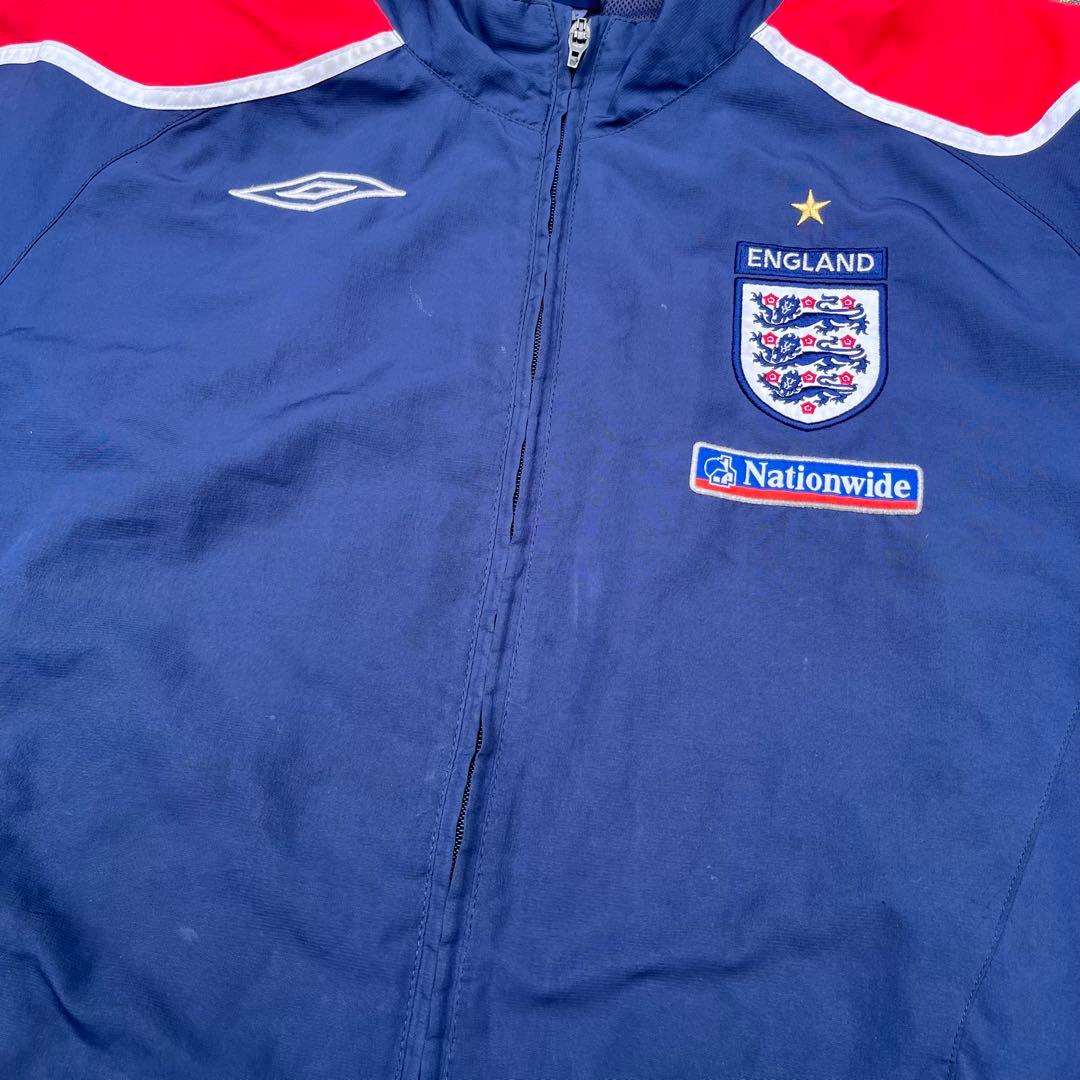ウェア 2000s umbro England jersey setup