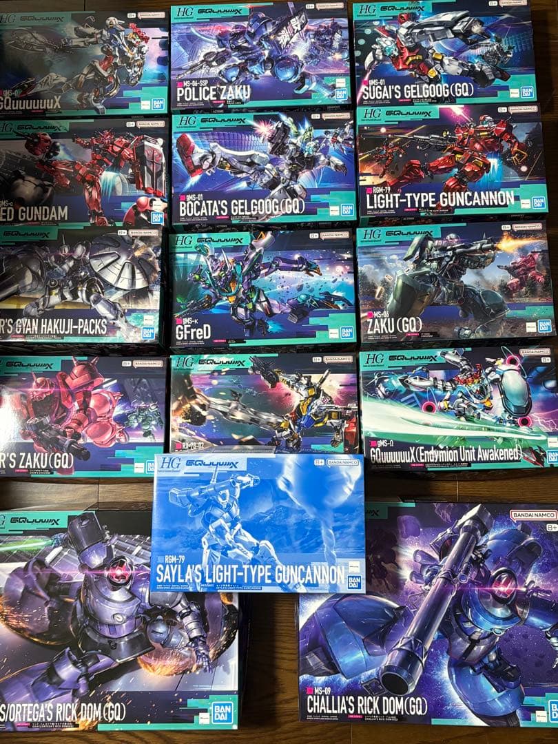 HG 1/144 GQuuuuuuX ジークアクス 15体　まとめ売り