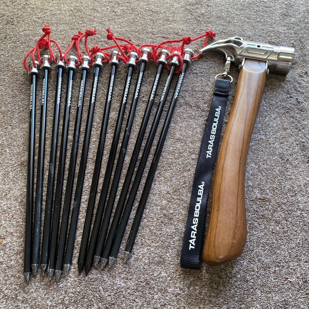 TARASBOULBAタラスブルバ　 ペグ11本とペグハンマーのセット