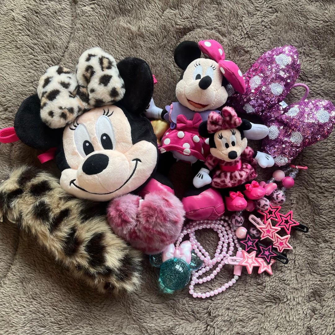 ディズニー キーホルダー 小物 セット ミニー スクバ