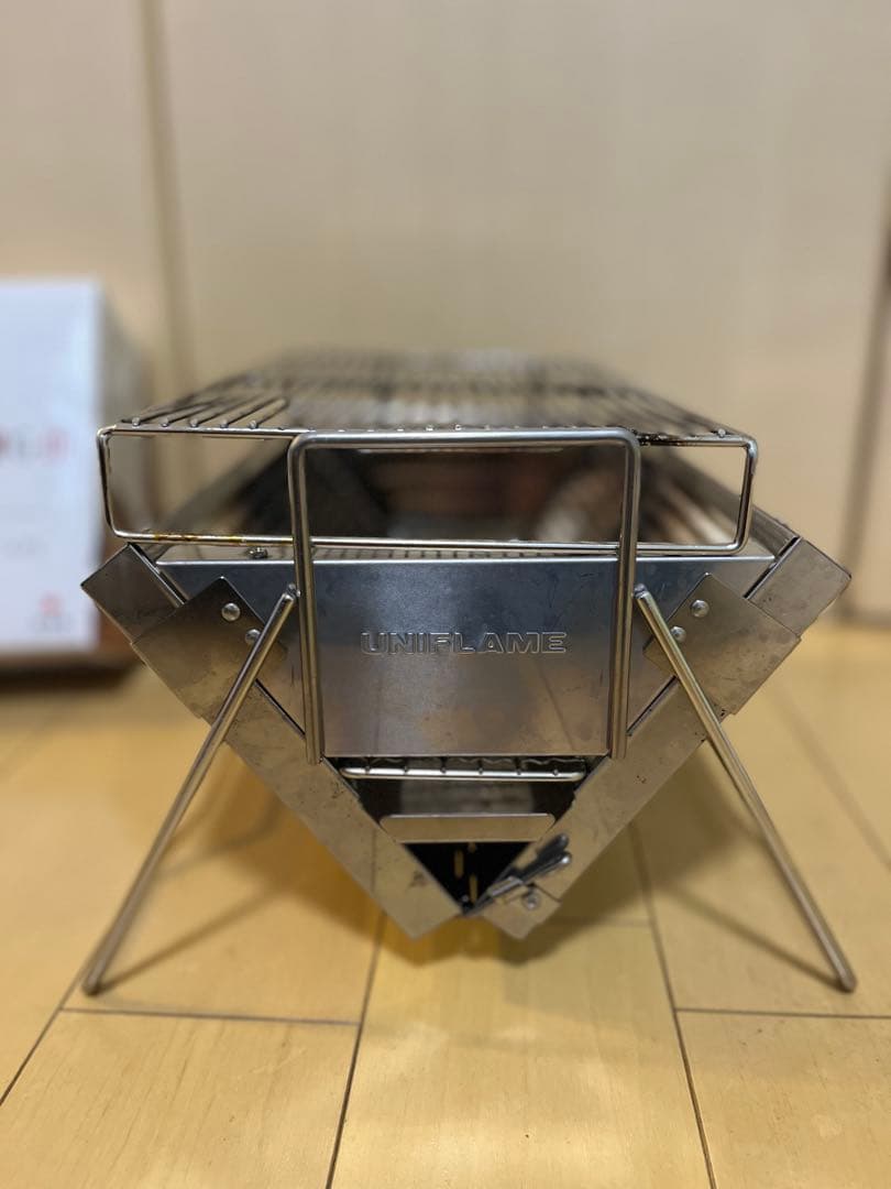 1回使用　ユニフレーム　ユニセラTC-III 卓上コンロ　グリル　BBQ
