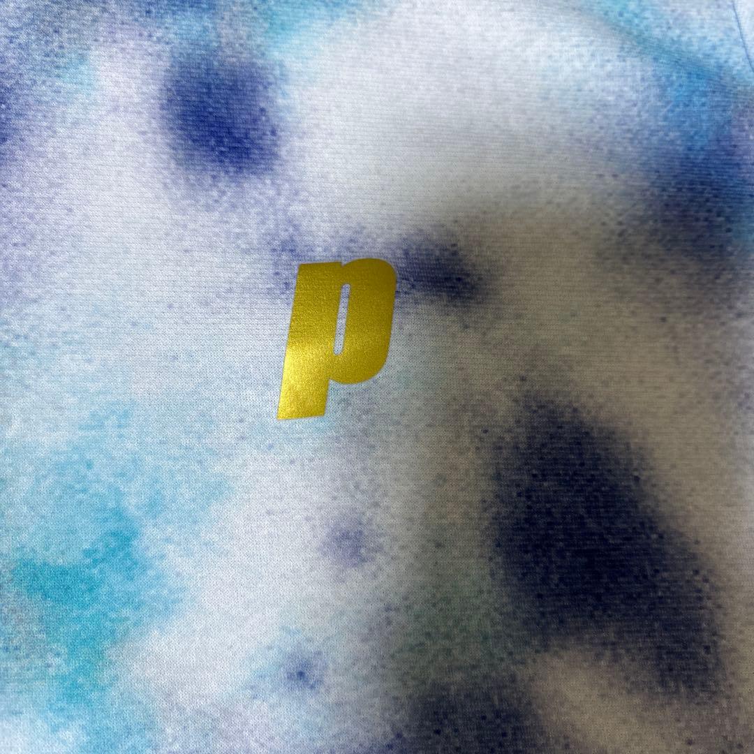 prince プリンス 上下セットL青 テニスウェア スポーツTシャツスコート