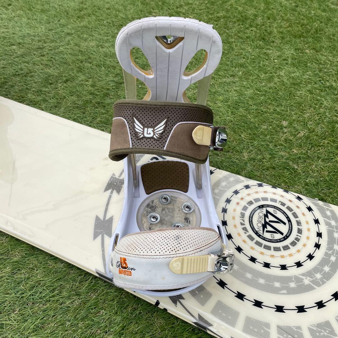 【送料無料】MORROW スノーボード　Burton ビンディング　163cm