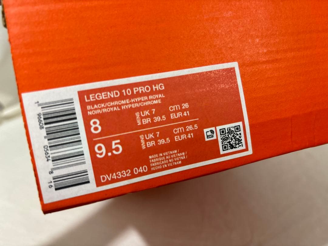 nike legend 10 pro hg black 26 レジェンド