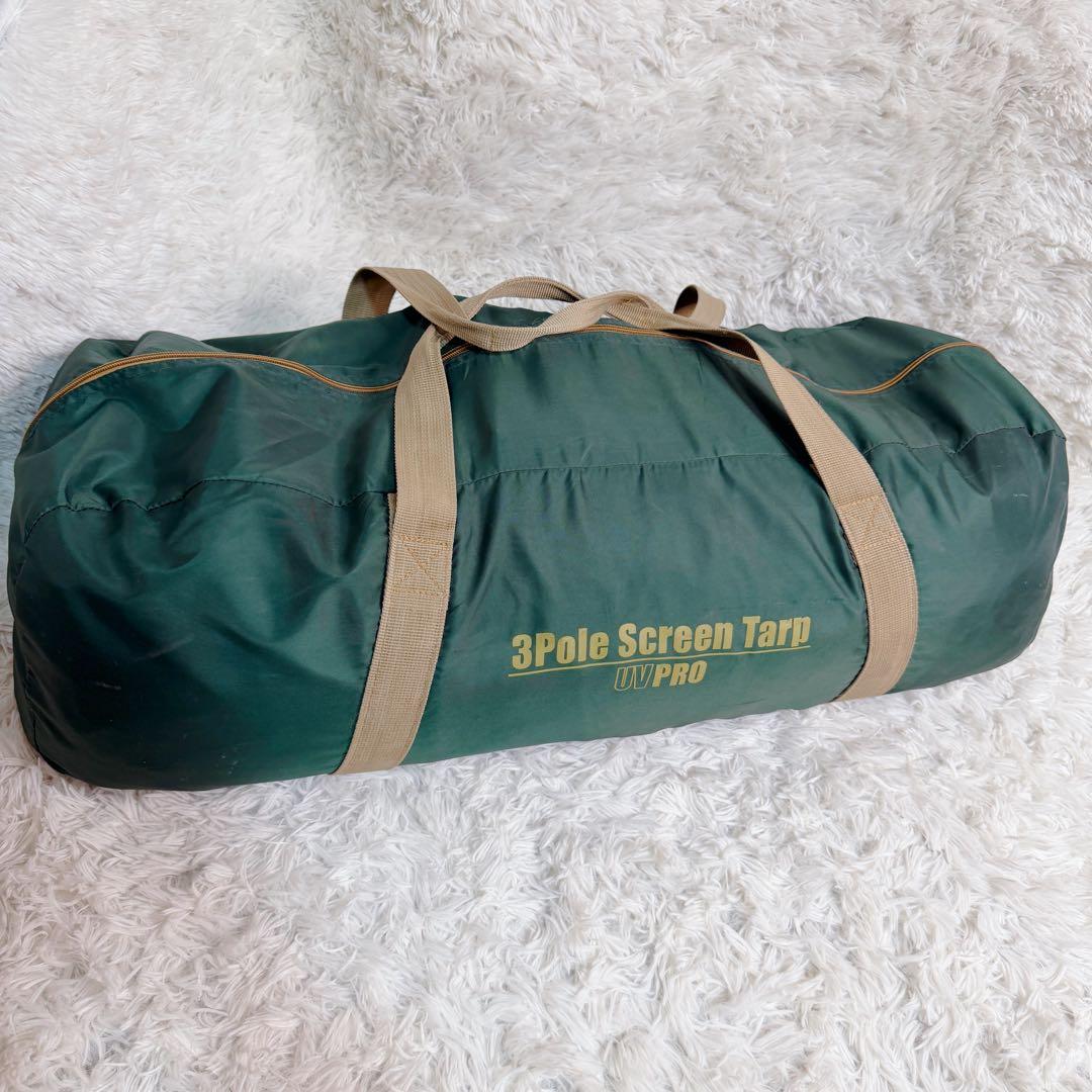 Coleman 3 Pole Screen Tarp コールマン タープ 清掃済