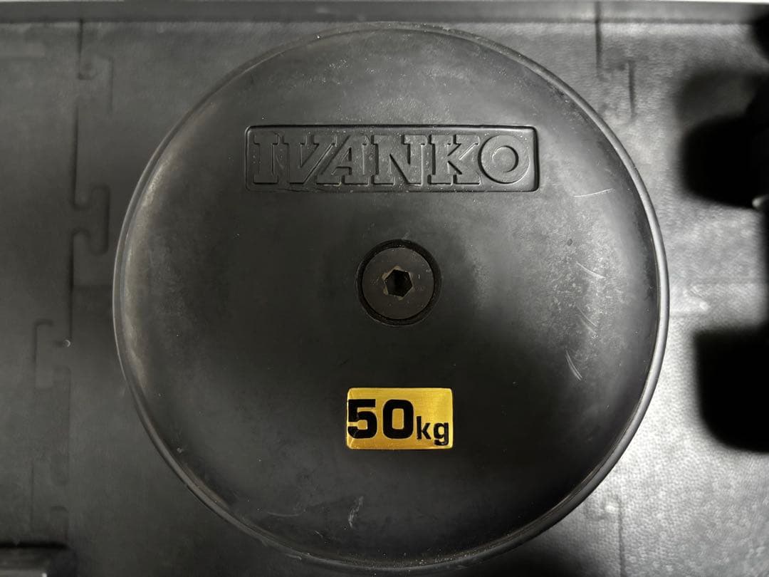 IVANKO(イヴァンコ) SDKR セットダンベル(ラバー) 50kg×2