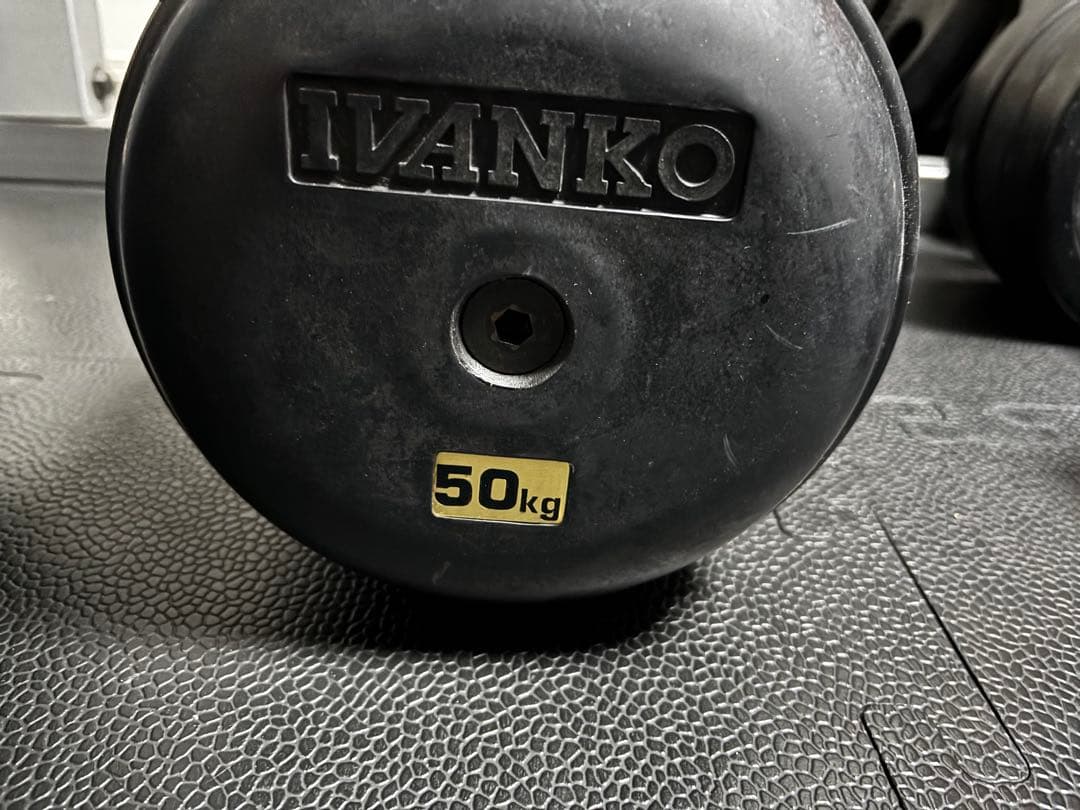 IVANKO(イヴァンコ) SDKR セットダンベル(ラバー) 50kg×2