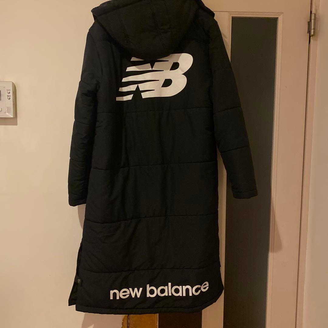 new balance ブラック ベンチコート S.JPN