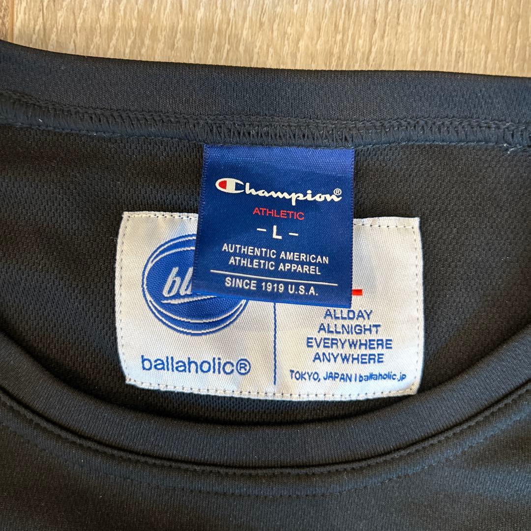 セットアップ ボーラホリック×Champion 黒バスケットパンツ Tシャツ半袖