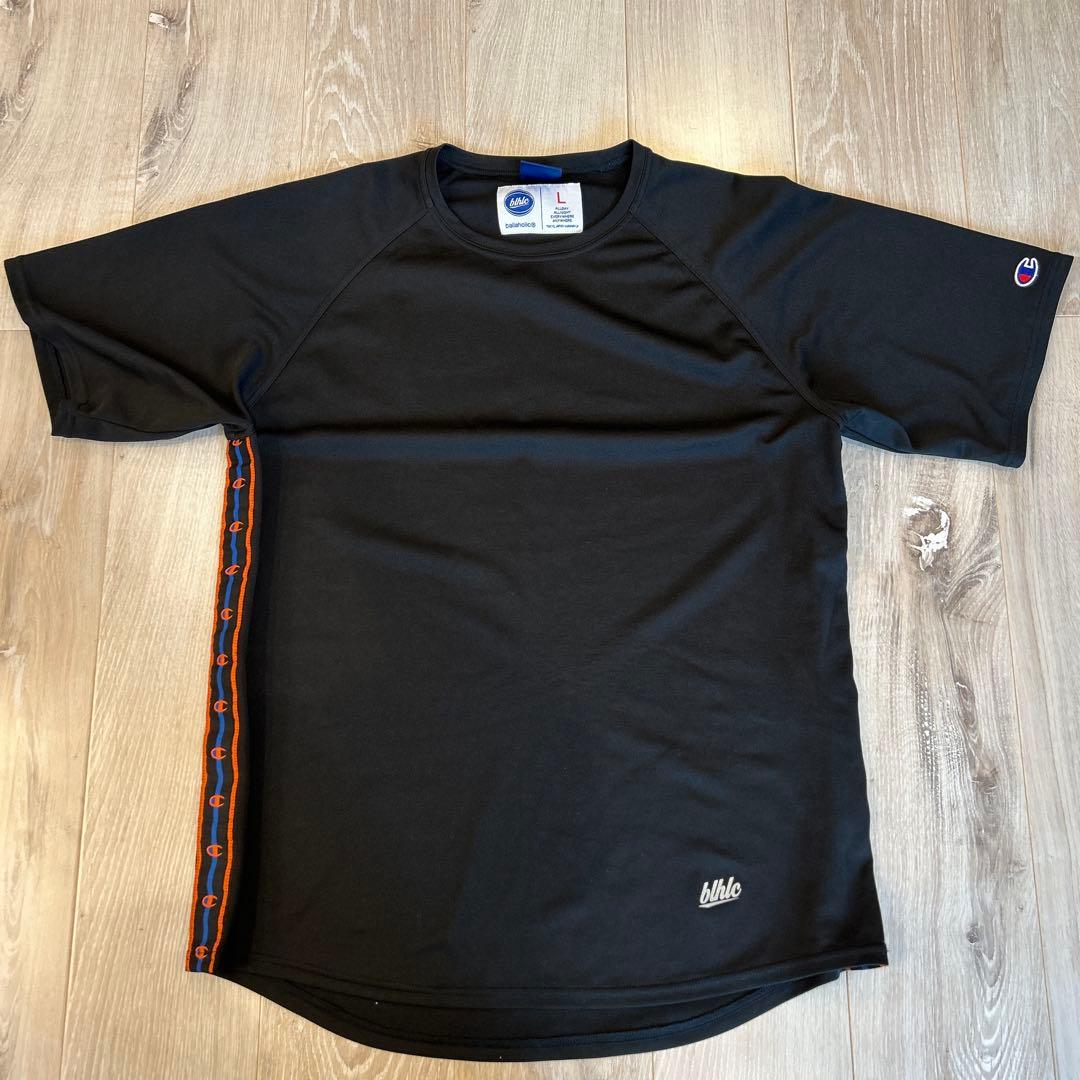 セットアップ ボーラホリック×Champion 黒バスケットパンツ Tシャツ半袖
