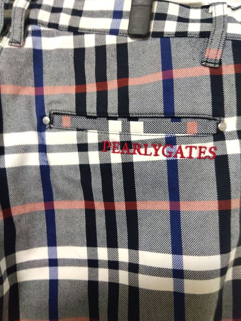美品✨PEARLY GATES チェック柄 ゴルフパンツ メンズ