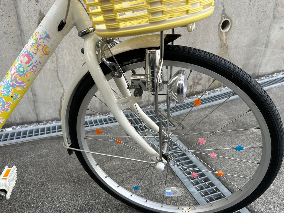 ブリヂストン　ジュニア自転車　エコパル　22インチ　イエロー　岐阜県多治見市