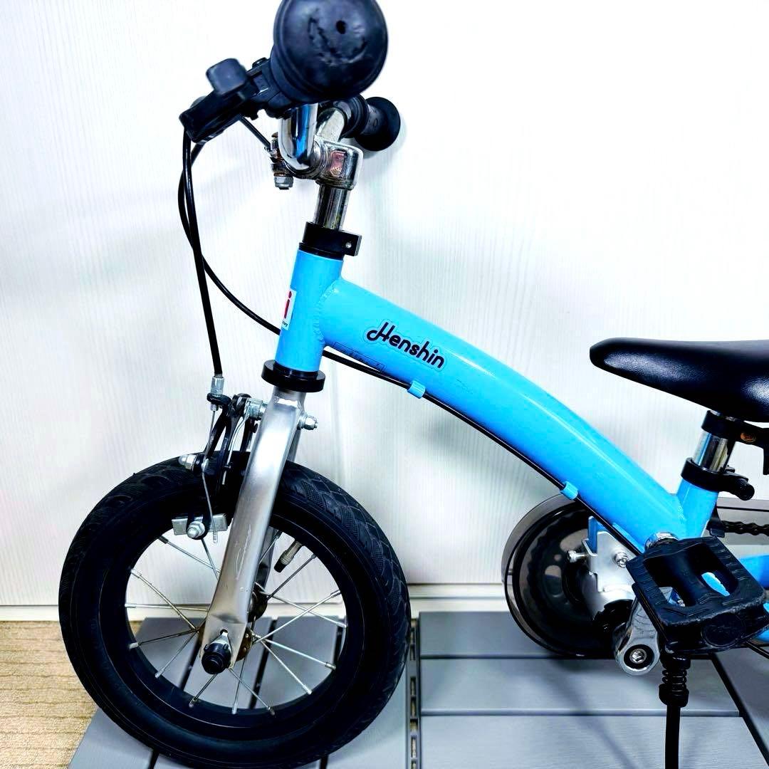 へんしんバイク2　Henshin Bike 12インチ パステルブルー