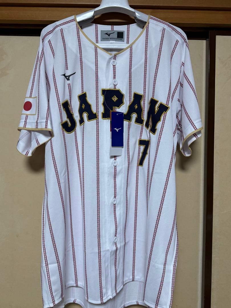 2026 WBC 佐藤輝明 直筆サイン ホーム レプリカユニフォーム 侍ジャパン