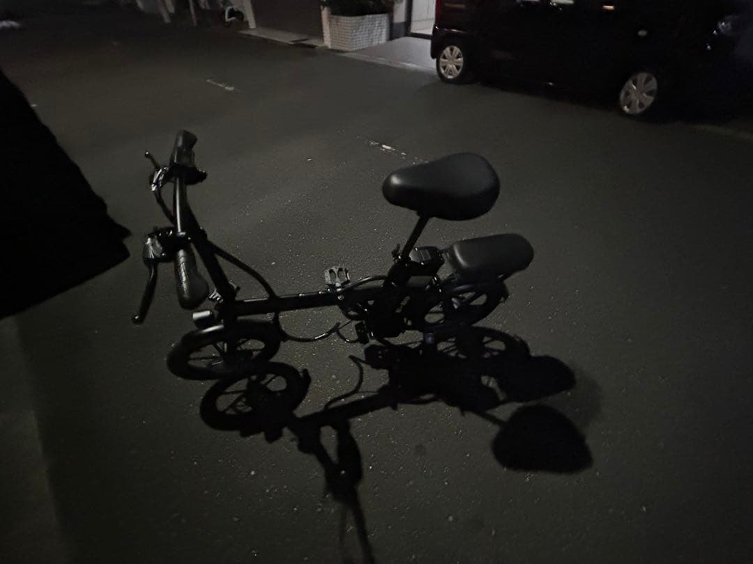 ※けんさん専用折りたたみ式電動アシスト自転車 ブラック