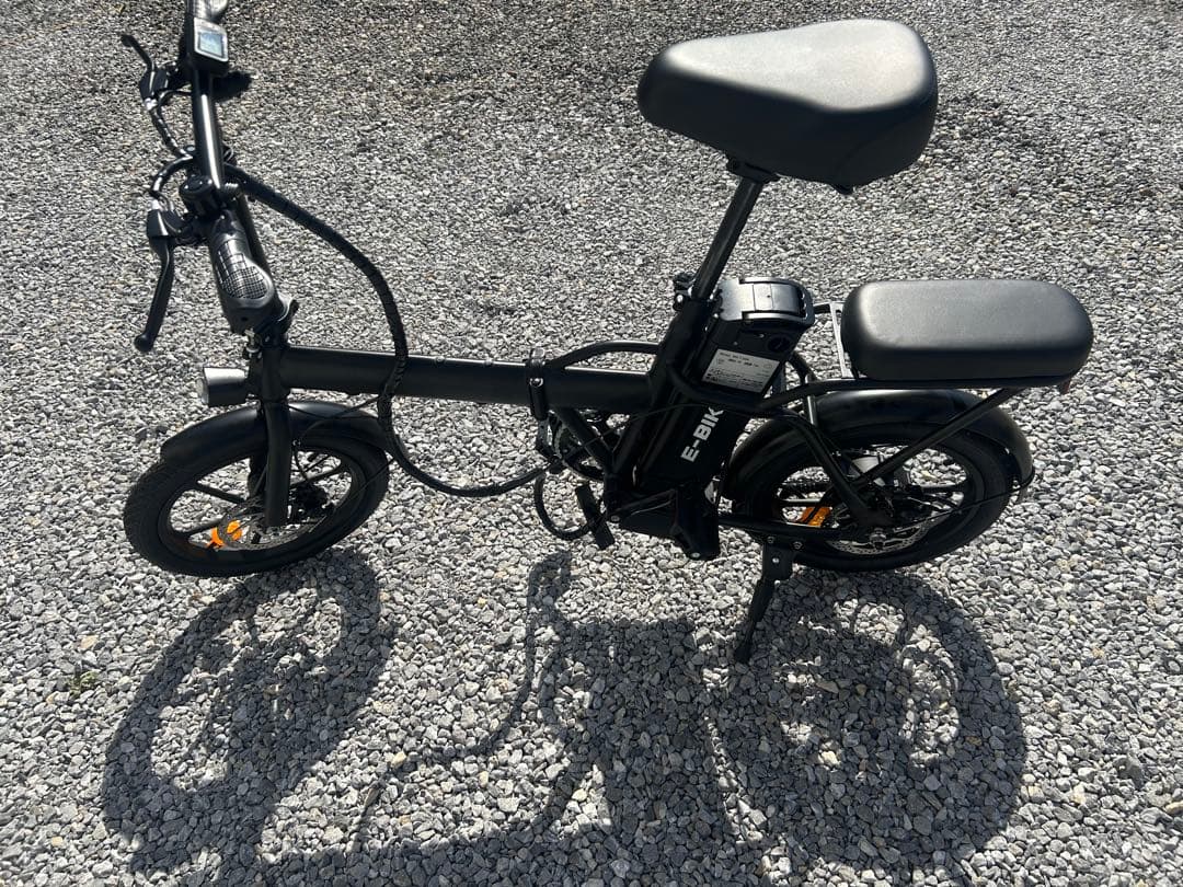 ※けんさん専用折りたたみ式電動アシスト自転車 ブラック