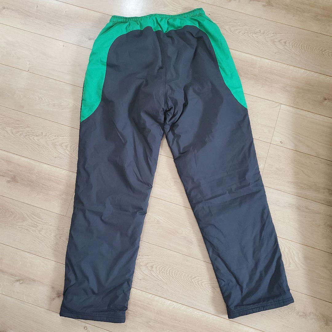 ATHLETA 中綿ウィンドブレーカー 黒・緑 上下セット