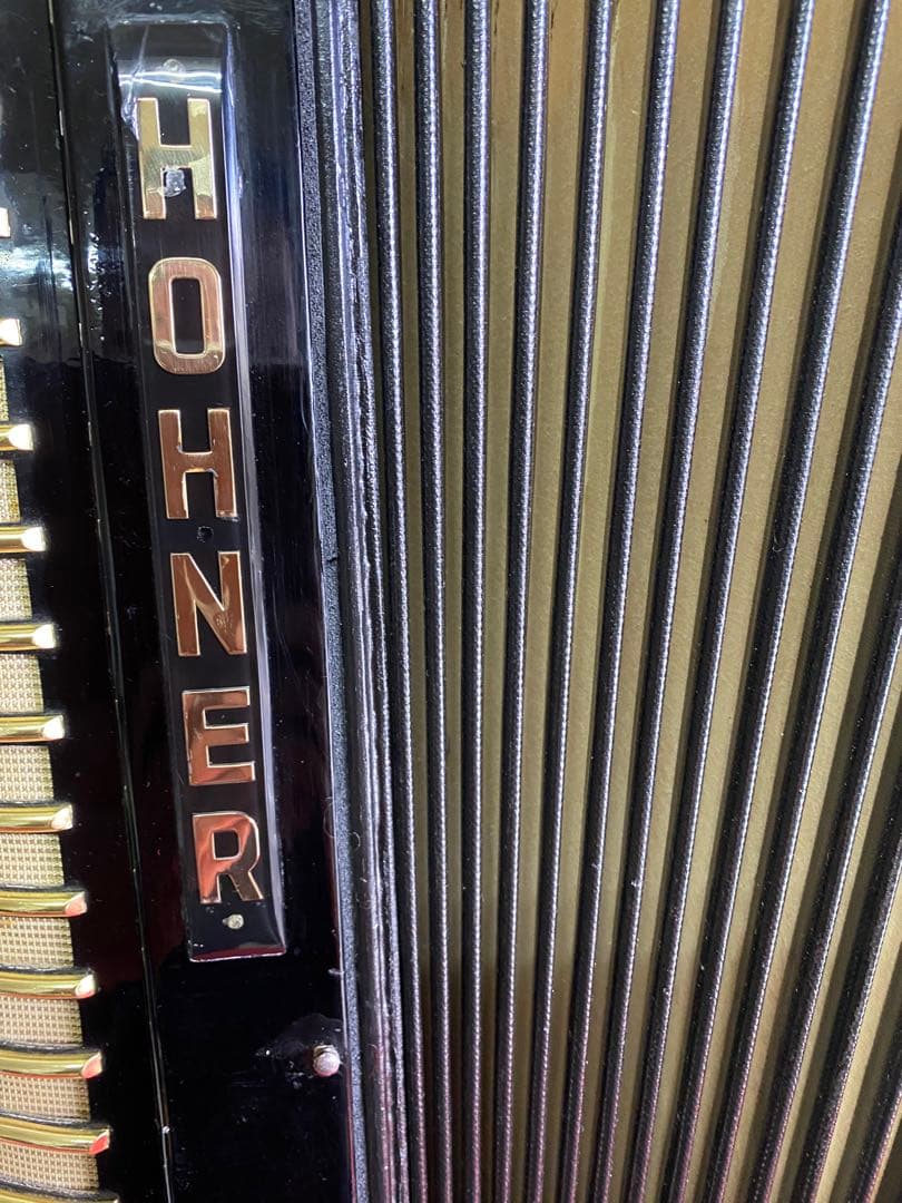 Hohner Verdi II アコーディオン マスターパーンSW付木材ブロック