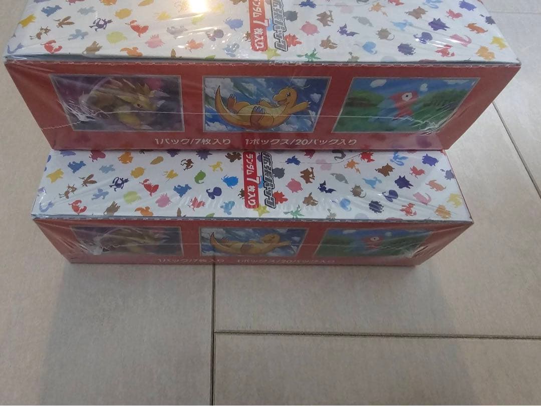 ポケモン　151 box シュリンク付き　絶版　ポケモンカード　廃盤品　ボックス
