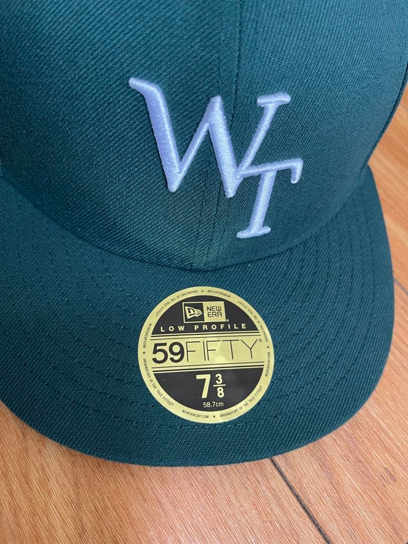 WTAPS NEW ERA 59FIFTY グリーン キャップ 7 3/8