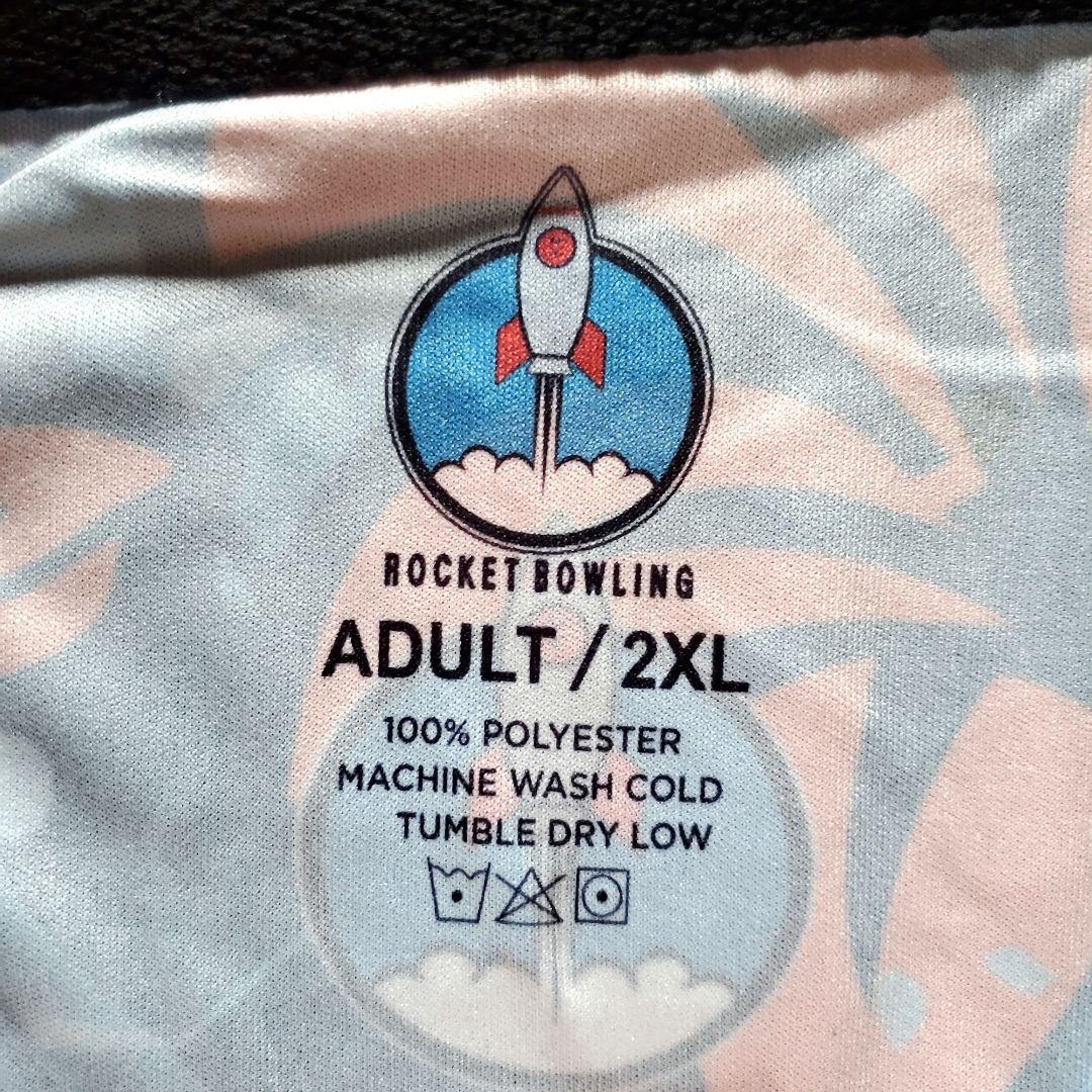 新品✨STORM【日本サイズ3XL】大きめ　ブルー　ロゴ入り　ボウリング