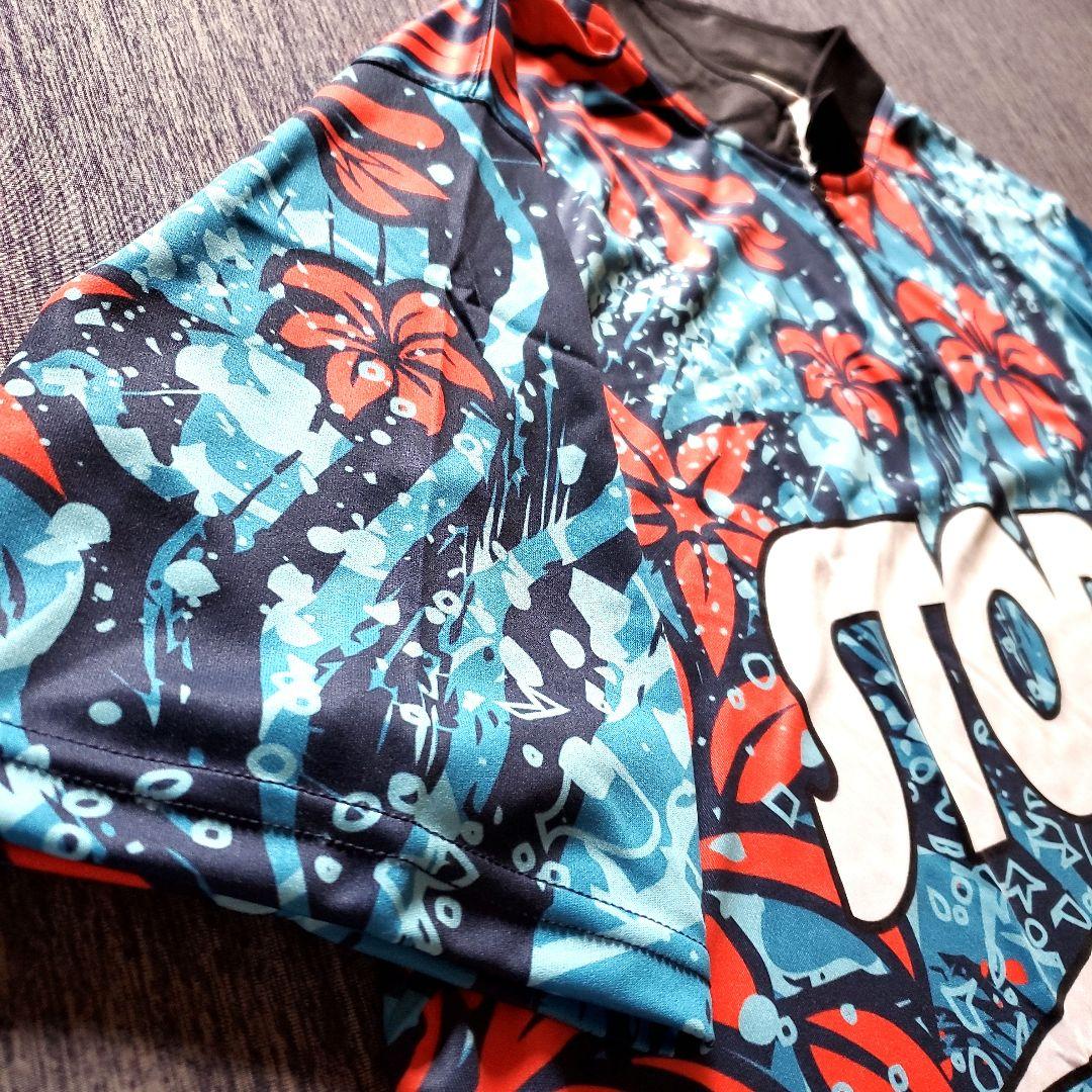 新品✨STORM【日本サイズ3XL】大きめ　ブルー　ロゴ入り　ボウリング