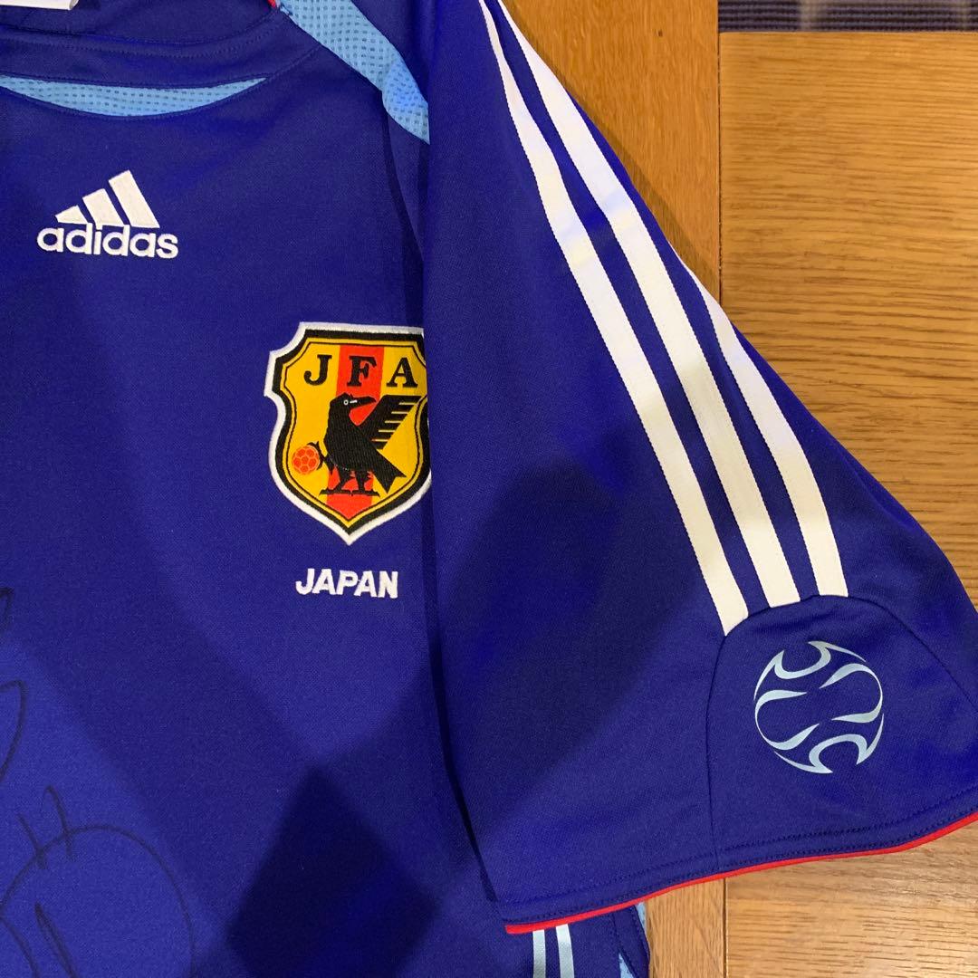元日本代表　田中達也　サイン入　レプリカ日本代表ユニフォーム