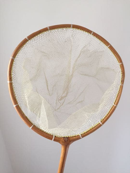 天然木  鮎釣り用手作りタモ