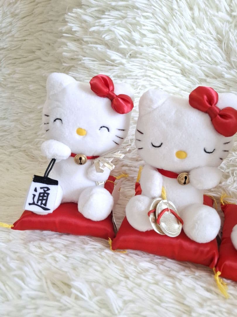 平成レトロ 七福神 キティ ぬいぐるみ 2001