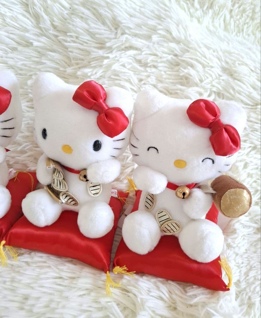 平成レトロ 七福神 キティ ぬいぐるみ 2001