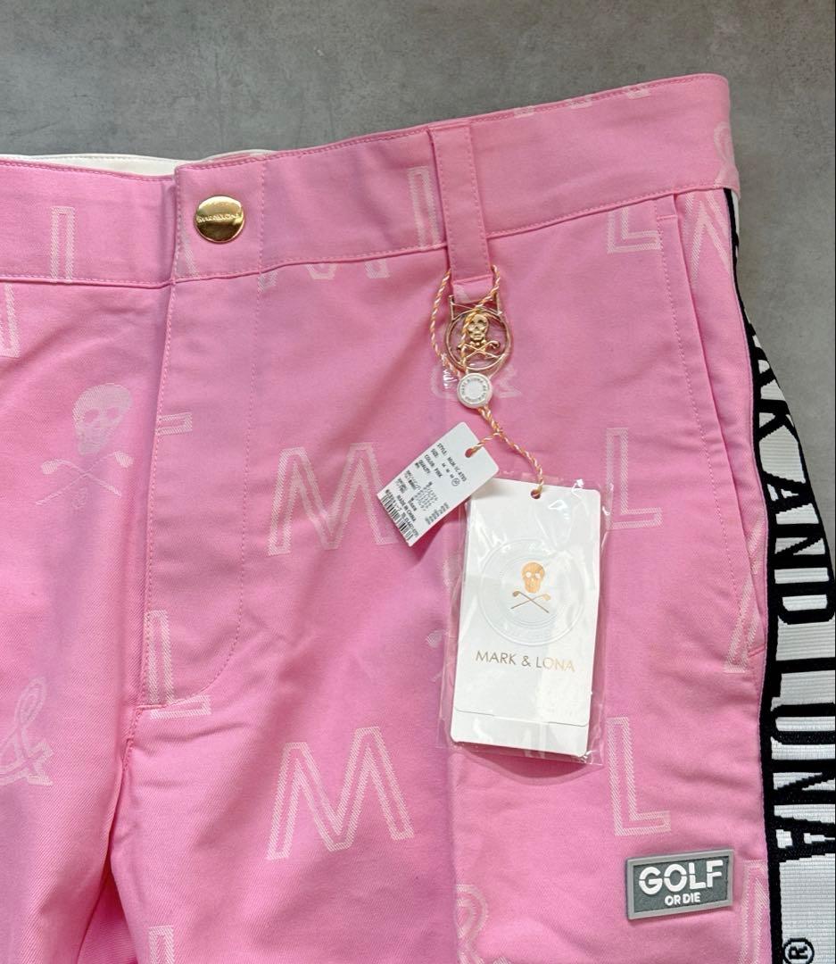 新品 ★ MARK&LONA 完売モデル ボトムス ピンク マーク&ロナ 正規品