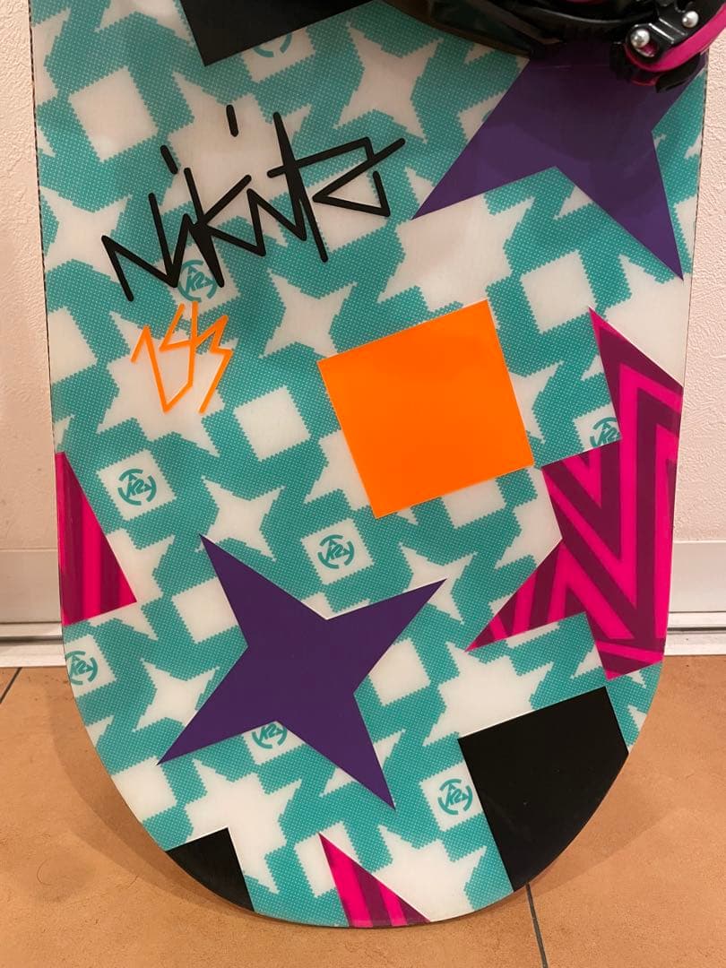 K2 VAVAVOOM NIKITA スノーボードセット143cm サロモン