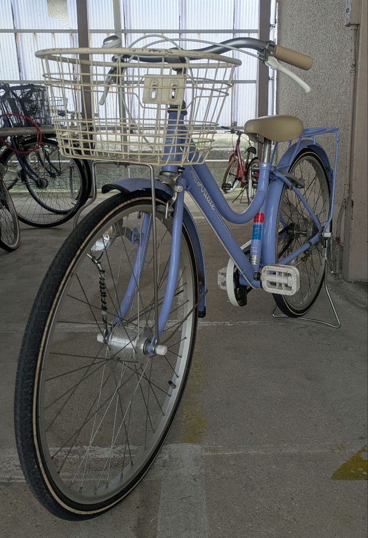 子供用自転車 　パープル　24インチ