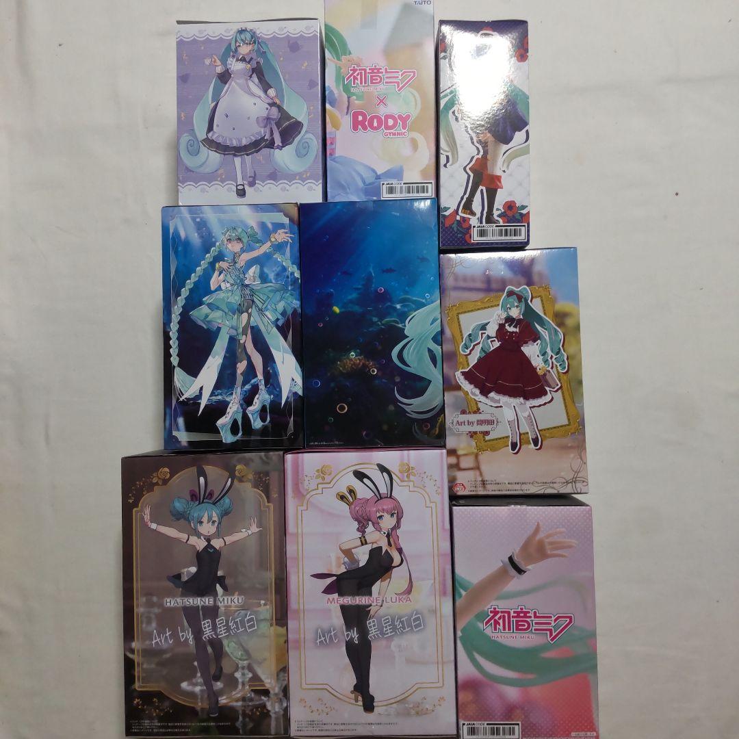 初音ミク巡音ルカ セガ タイトー フリュー バンプレスト フィギュア 9体セット