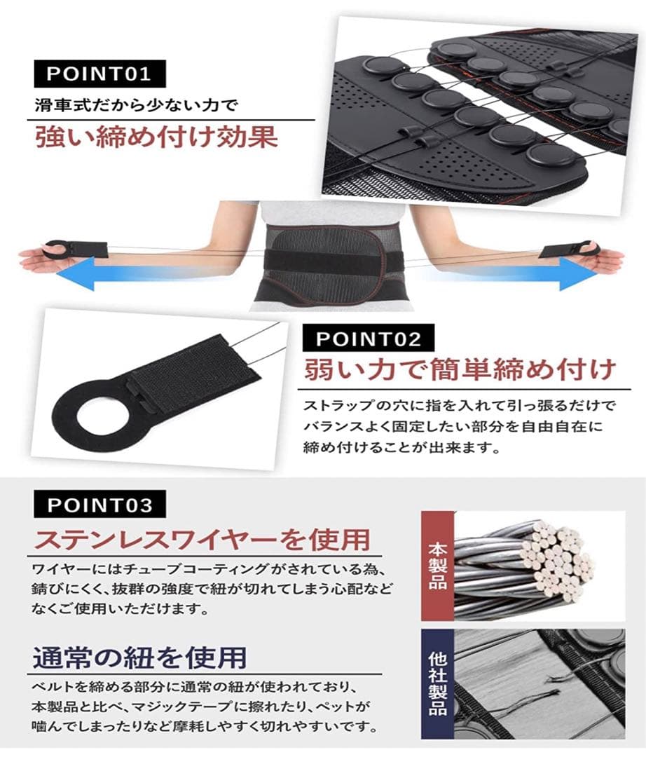 数量限定❤️ POWER MANIA 腰痛ベルト L パワーマニア コルセット