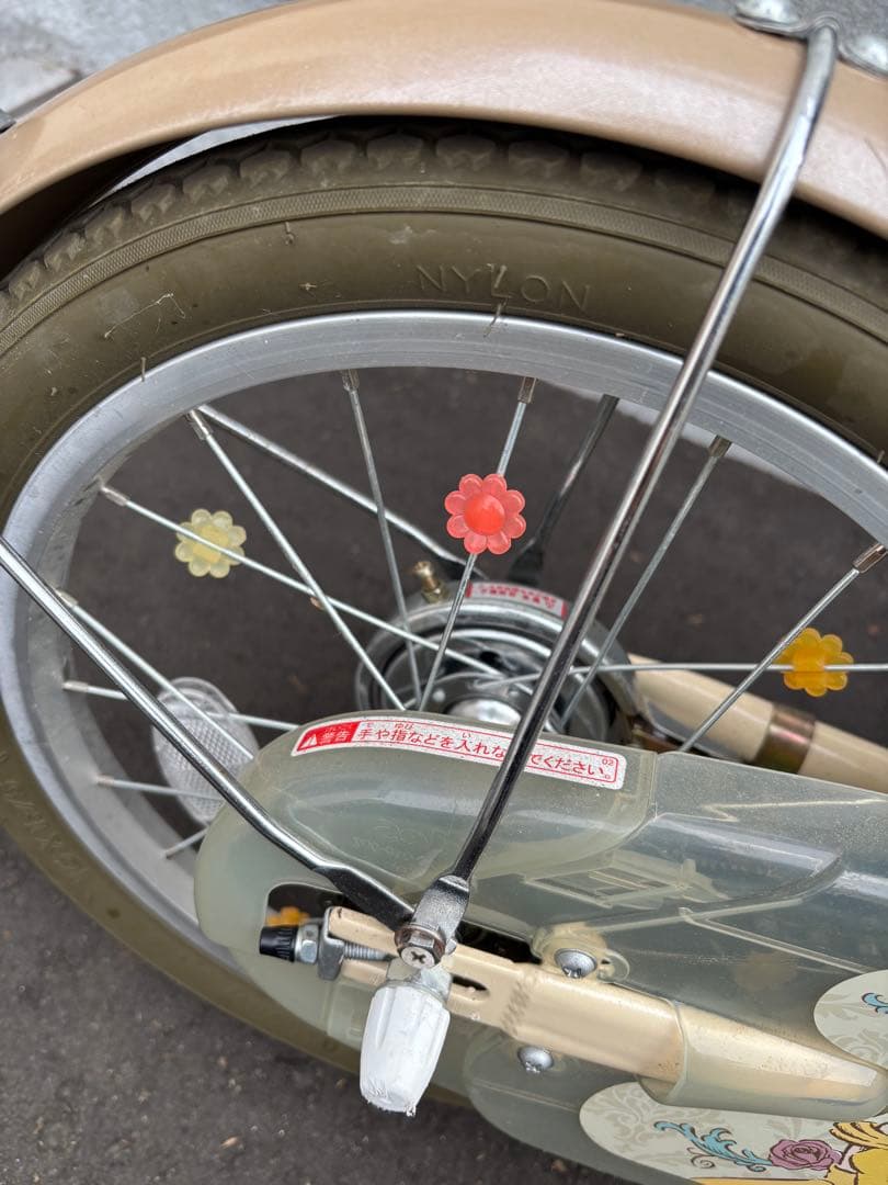 トイザらス　美女と野獣デザイン 幼児用自転車　16インチ