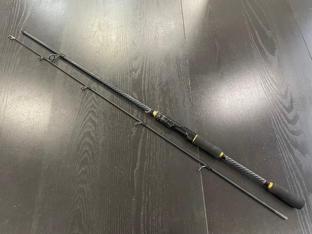 ルアー釣りデビュー2ピーススピニングロッド（180cm)2000番リールライン付