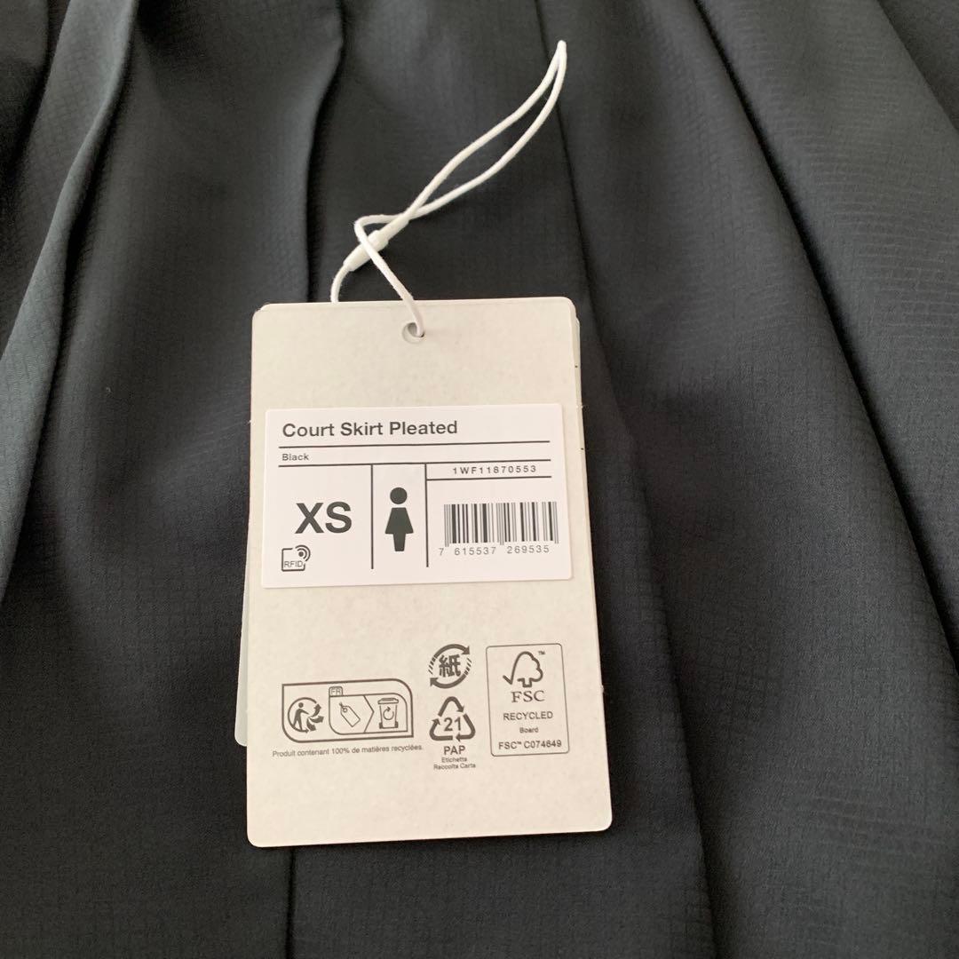 on Court Skirt Pleated XS ブラック