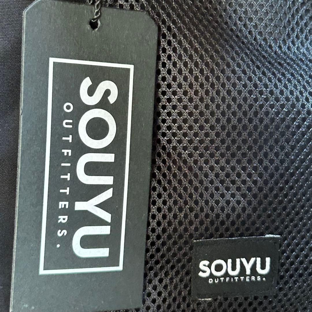 訳あり SOUYU OUTFITTERS 焚き火ベスト フィッシングベスト 黒
