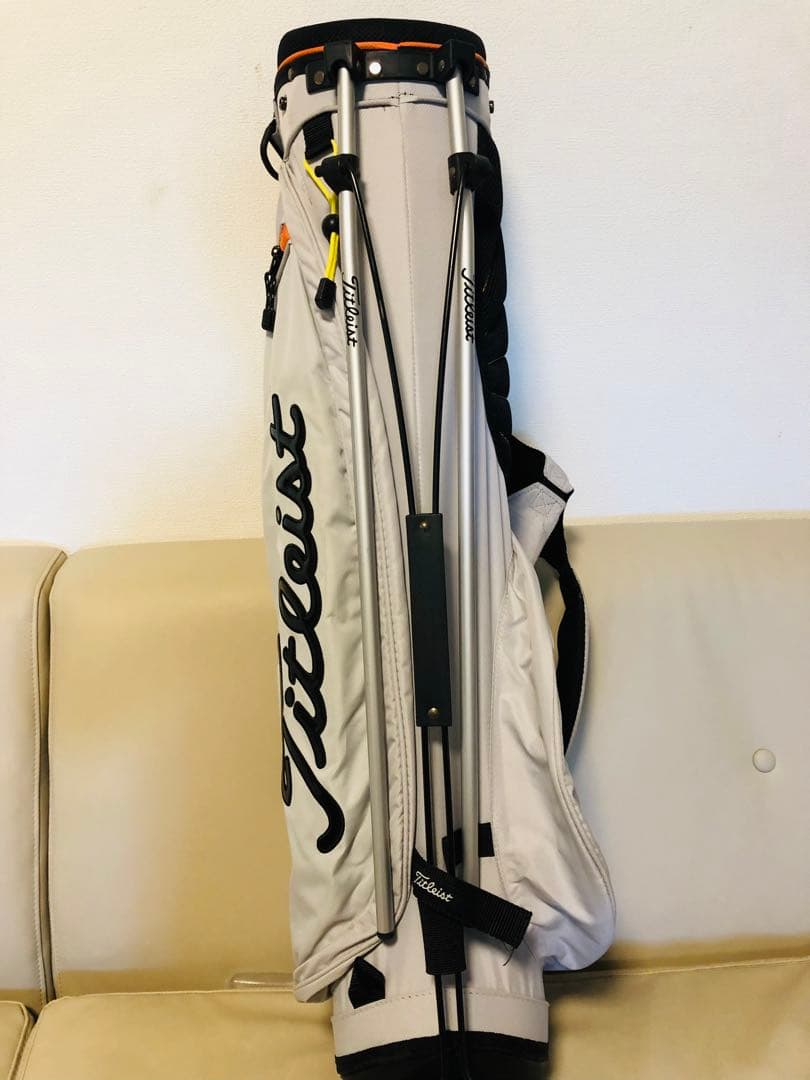 【送料込み】廃盤希少品　超軽量　Titleist グレー キャディバッグ