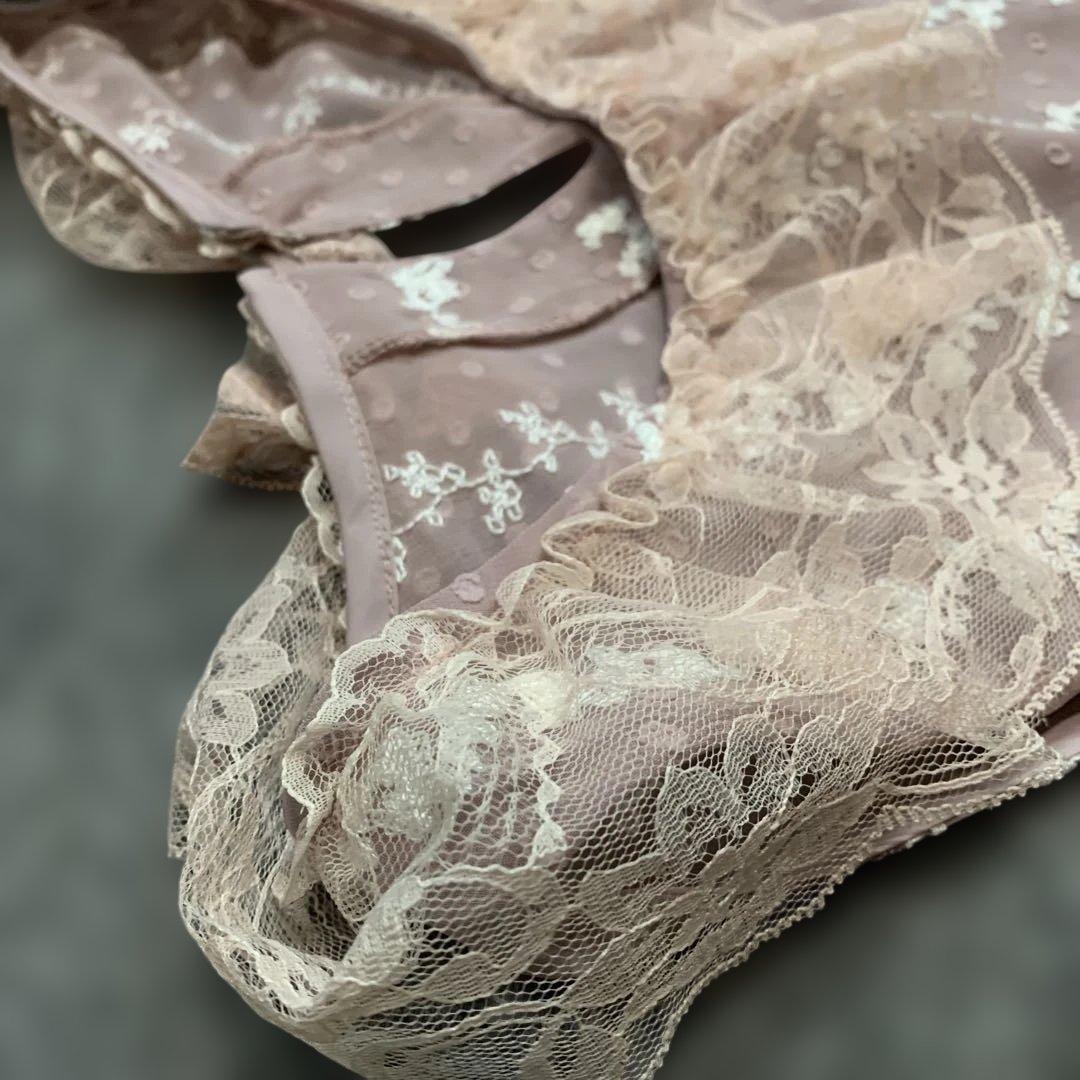ドレスエプロン ピンク 花柄 BT-474