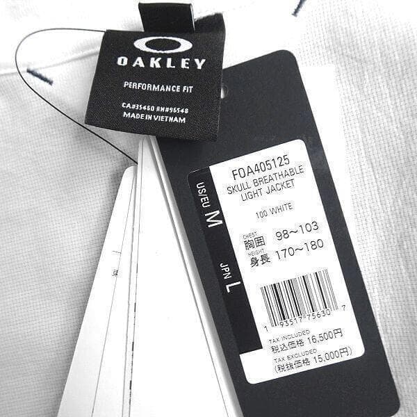 OAKLEY オークリー スカル 定1.6万 ゴルフ ジャケット ブルゾン L
