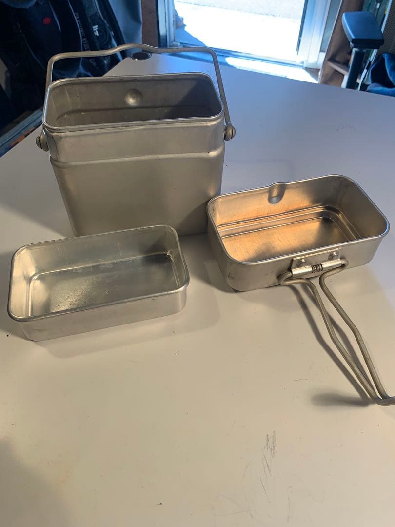 フランス軍 ヴィンテージ メスキット メスティン アルミ製 クッカー 飯盒
