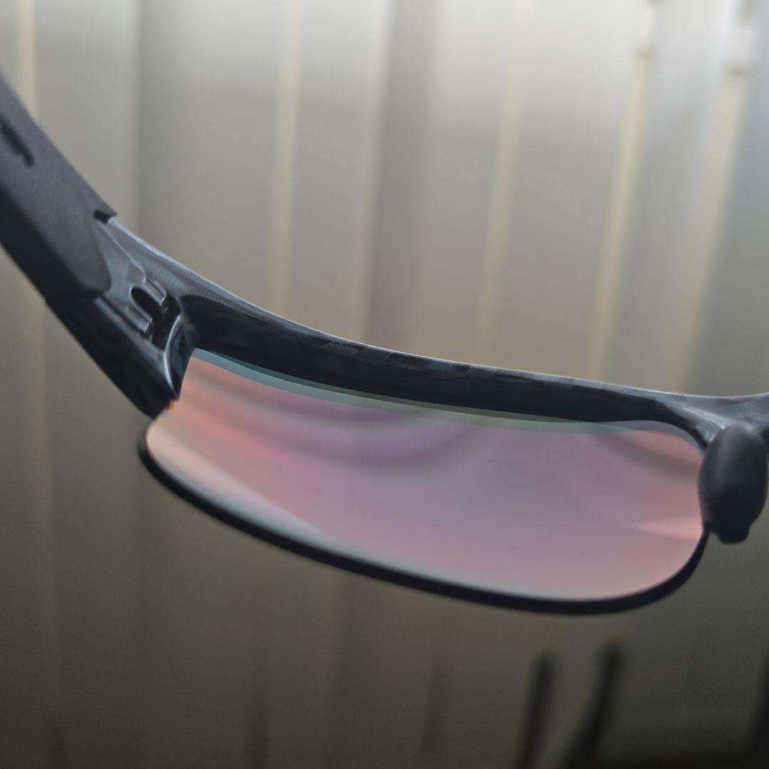 OAKLEY FLAKJacket MADE IN U.S.Aカーボン柄ゴルフ用