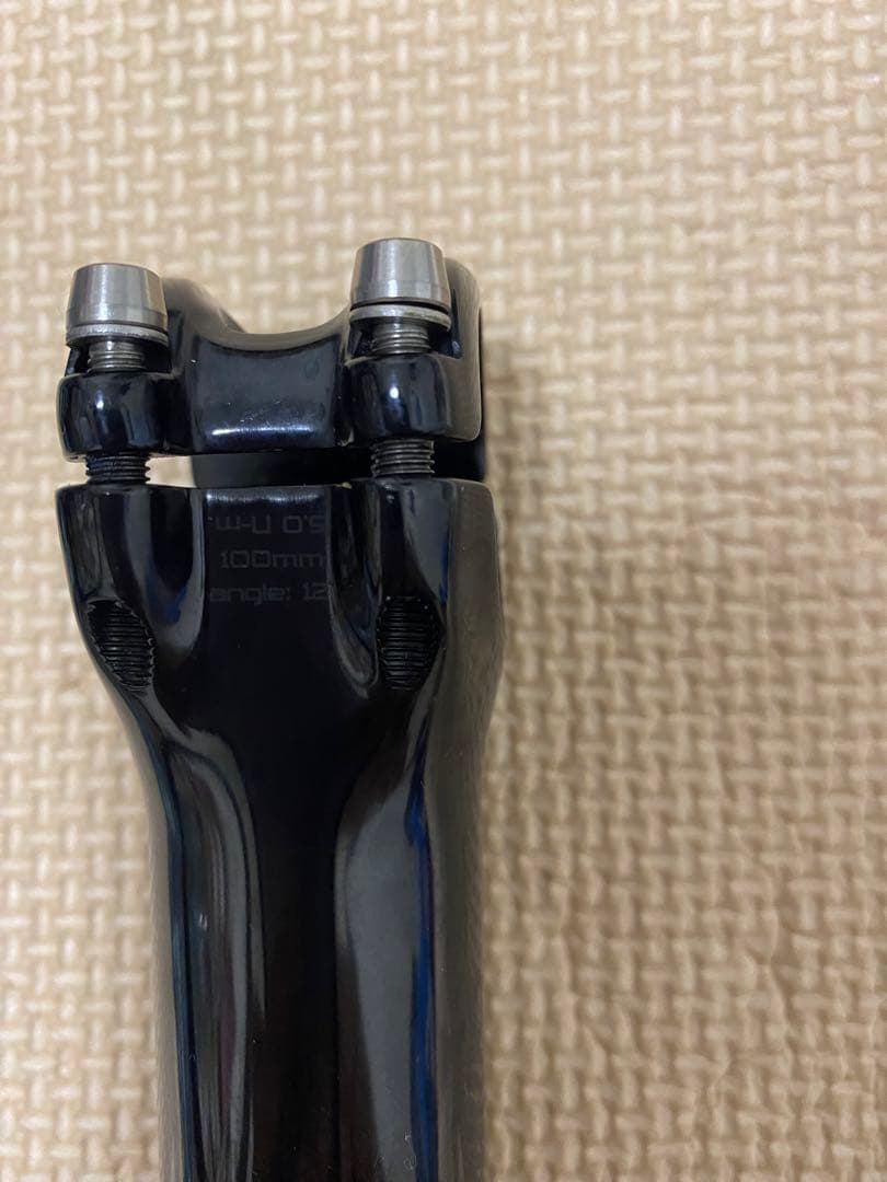エスワークスSLステム 100mm 12度 ブラック