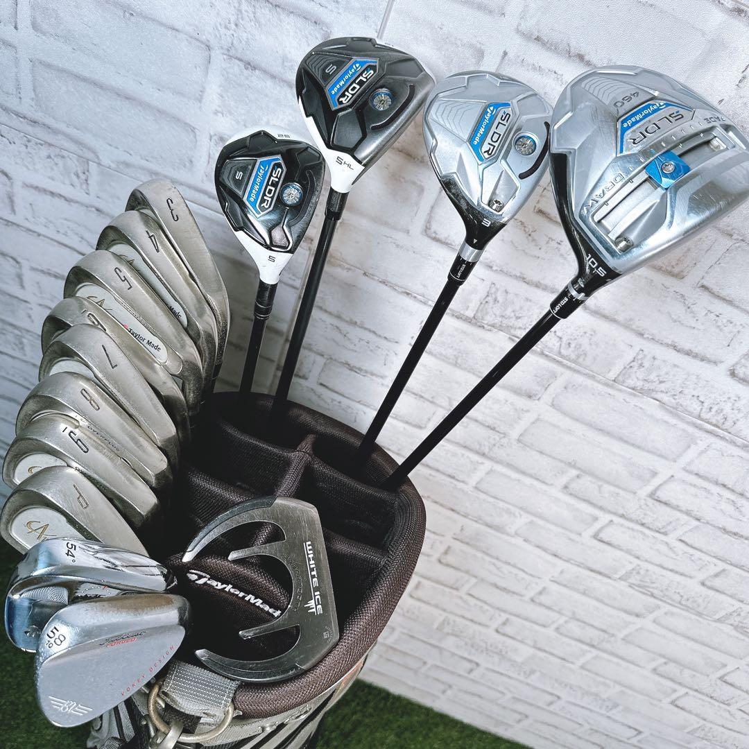 テーラーメイド SLDR メンズゴルフクラブ フルセット 初心者 入門 人気