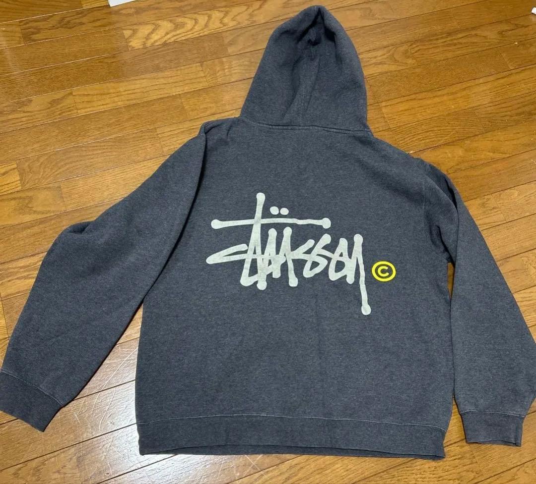 Stüssy グレー フーディー XL
