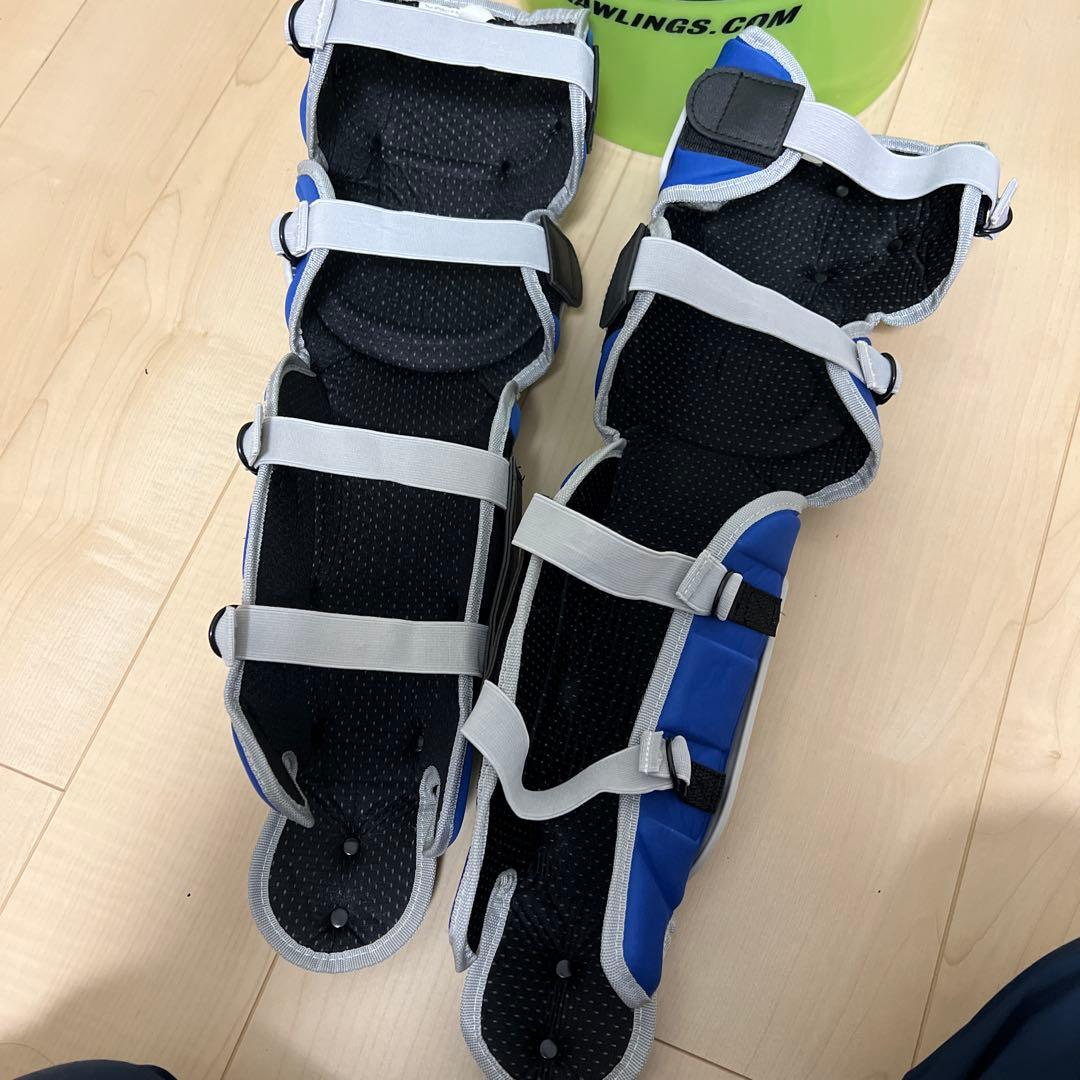 年*球様 Wilson 硬式用 キャッチャー防具 ブルー